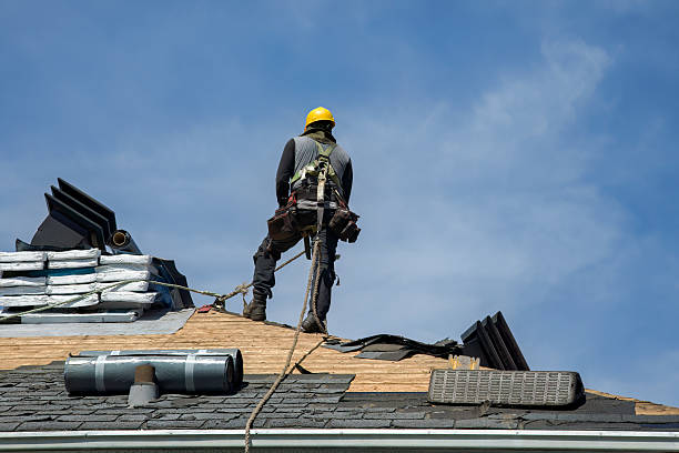 Professional Roofing technician working in Beallsville, PA